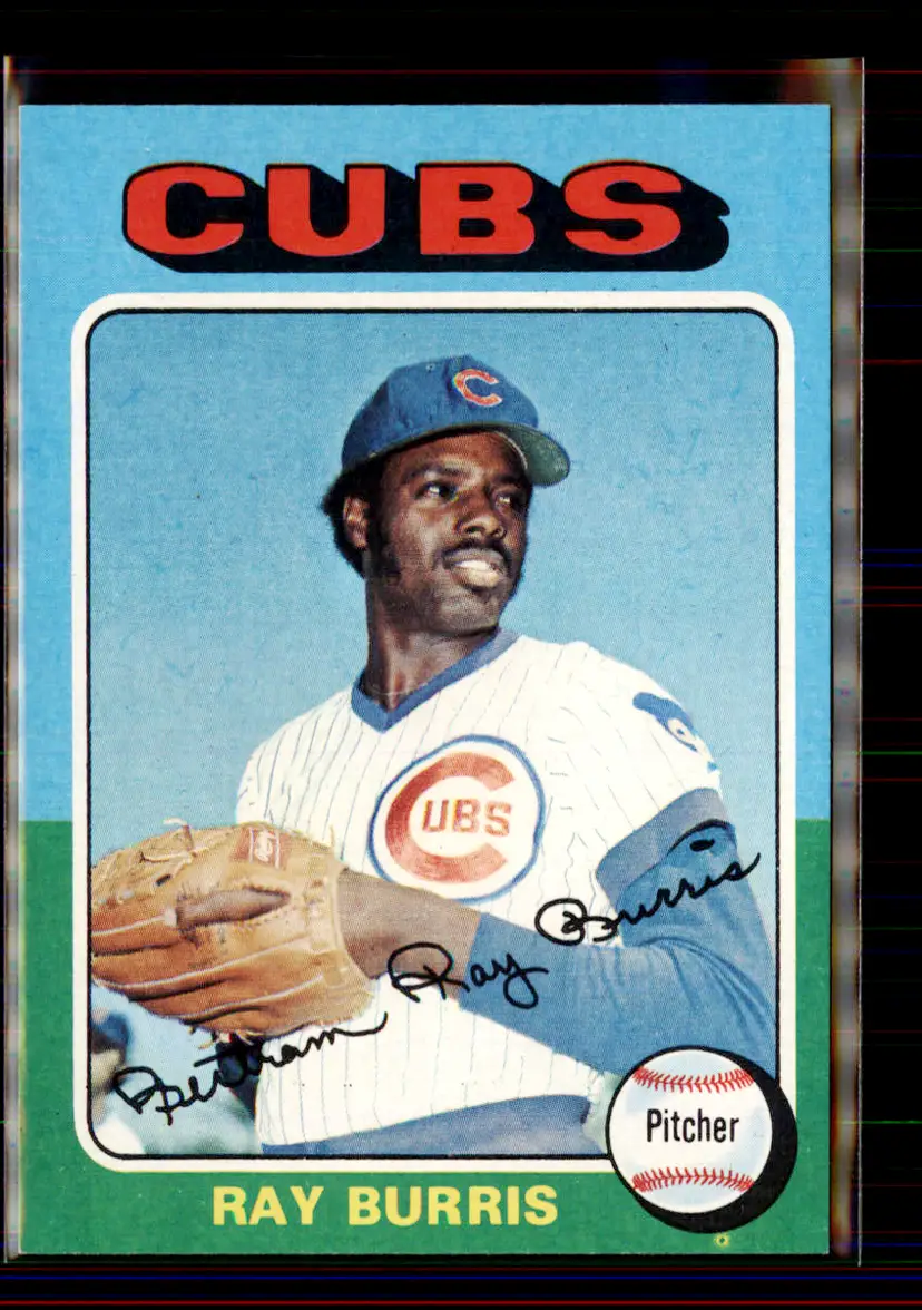 Ray Burris 1975 Topps #566 - Chicago Cubs - (pk1-85)