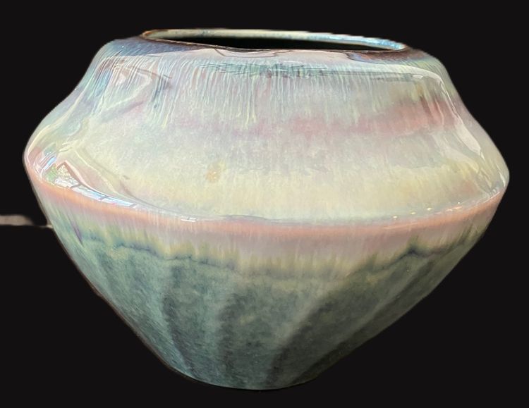 Bill Cambell Studio Pottery Glazed Vase