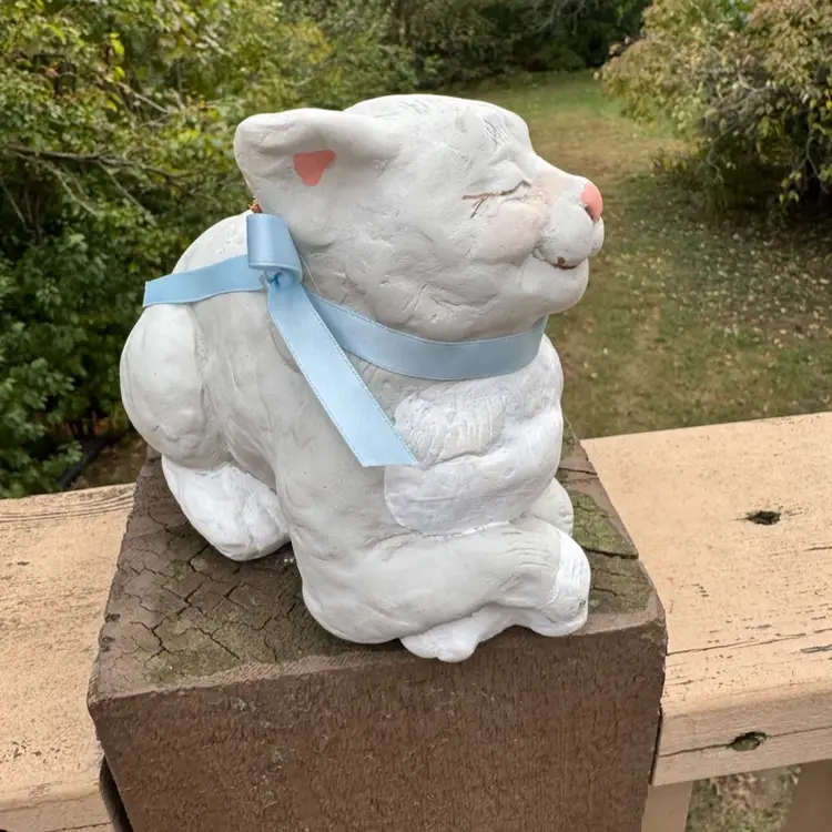 #01 At Peace Cat Sculpture