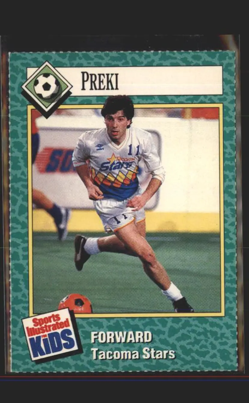 1990 Sports Illustrated for Kids #120 Preki - (137) - Tacoma Stars