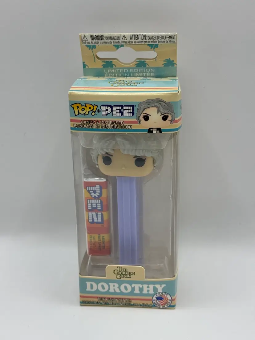 Funko Pop! Pez Dispenser - The Golden Girls - DOROTHY - Candy Dispenser - NIB