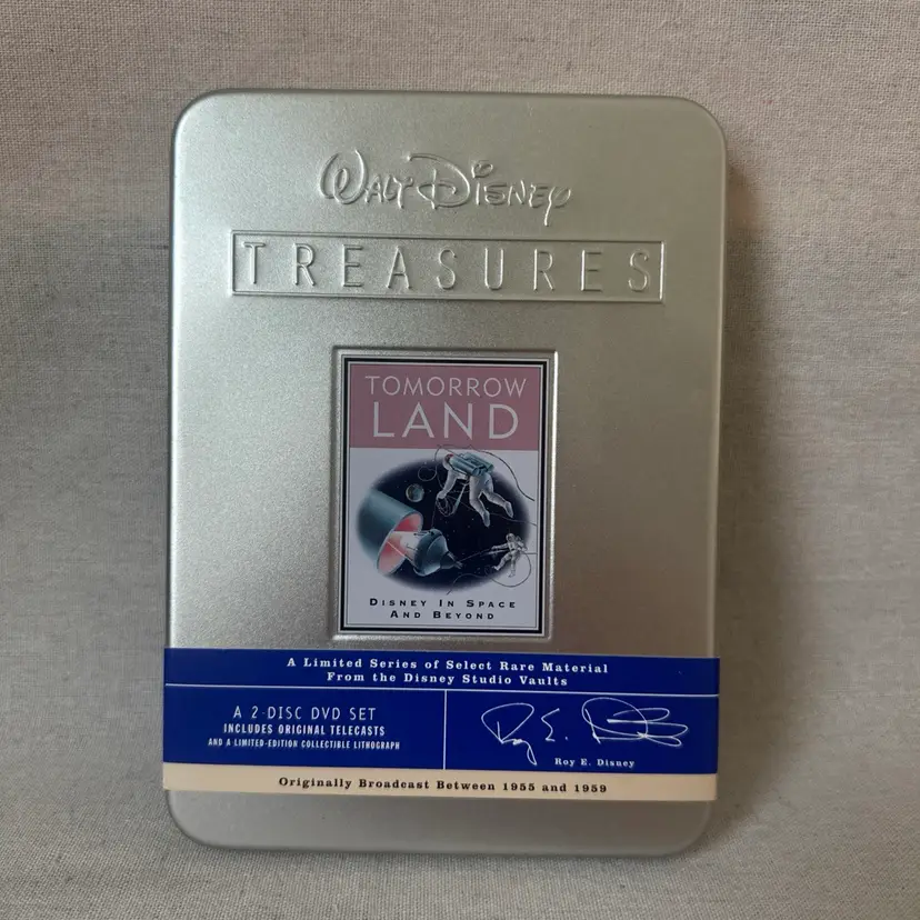 Walt Disney Treasures: Tomorrow Land Disney In Space & Beyond 2 DVD Set +Extras