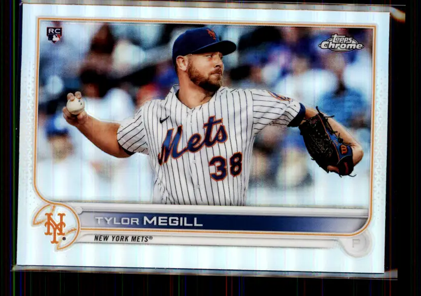 Tylor Megill 2022 Topps Chrome Refractor #212 - New York Mets - (147-255)