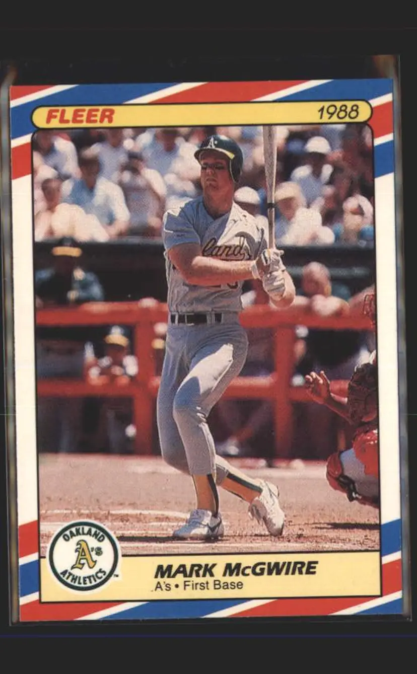 1988 Fleer SuperStars #23 Mark McGwire - (137) - Oakland Athletics