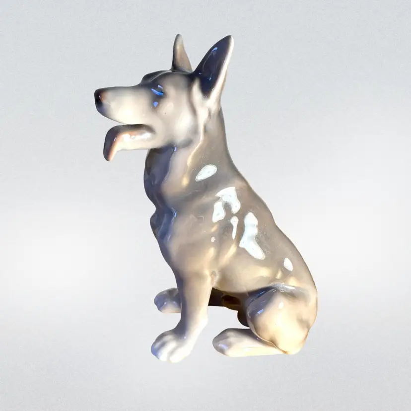 Vintage Alsatian German Shepherd Dog Figurine 3.5 in
Bing & Grondahl B&G 50s 60s