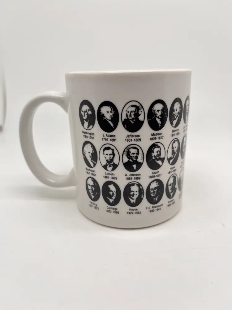 Vintage US Presidents Coffee Mug 1993