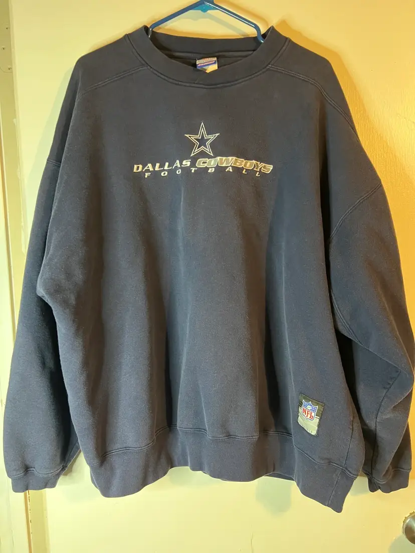 Vintage Rebook Dallas Cowboys Crew Neck Shirt