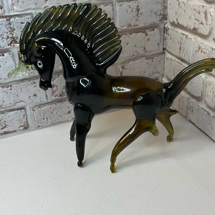 Glass Mexico Glass Unicorn mythical creature 9' tall