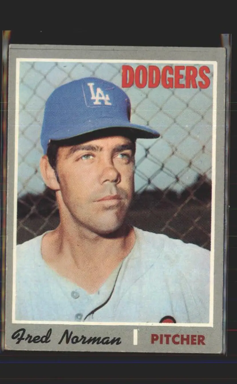 Fred Norman 1970 Topps #427 - (pk6) - Los Angeles Dodgers