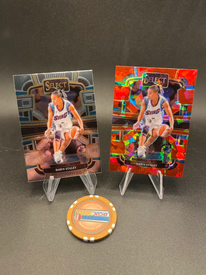 Dawn Staley Concourse Level Red Ice & Base 2024 Select WNBA Charlotte Sting