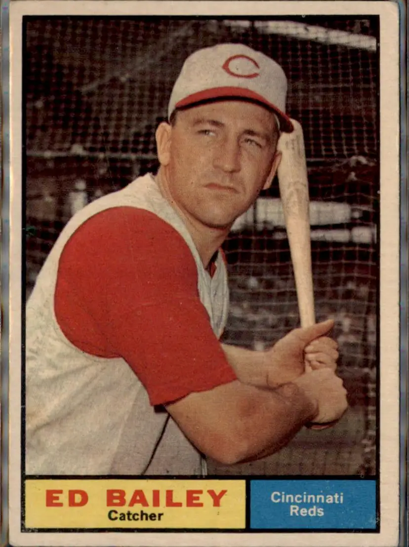 1961 Topps #418 Ed Bailey - ( ) - Cincinnati Reds