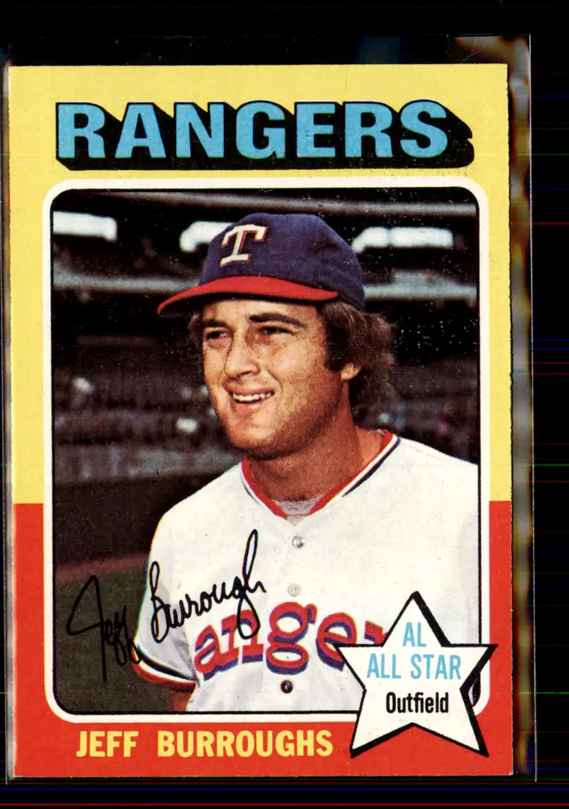 Jeff Burroughs 1975 Topps #470 - Texas Rangers - (pk1-14)