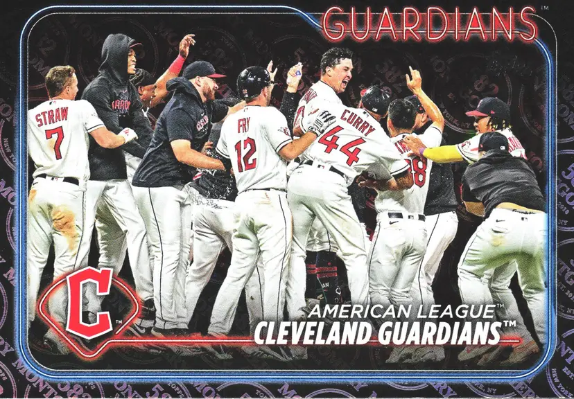 Cleveland Guardians - 2024 Topps 582 Montgomery Club Foil - Pick Your Card