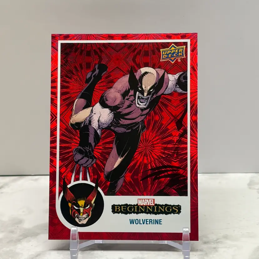 2022 Marvel Beginnings Wolverine #63 Red Supernova Upper Deck Vol 2 Series 1
