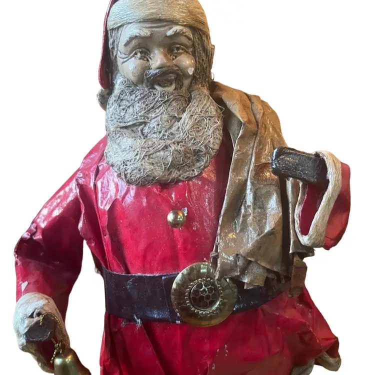 Santa Paper Mache by Elaborado A. Mano, hand made - mexico