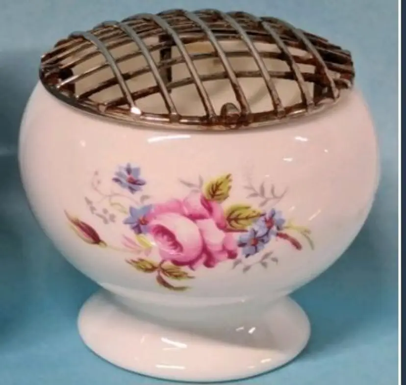 Vintage COALPORT Junetime Rose Bowl