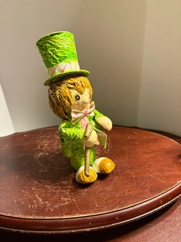 Dapper Paper Mache Leprechaun