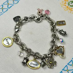 Brighton Power Of Pink Charm Bracelet