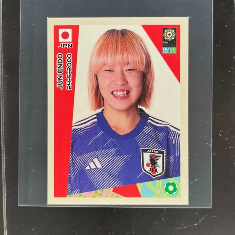 Jun Endo 2023 Panini Women’s World Cup Sticker Japan Soccer Card