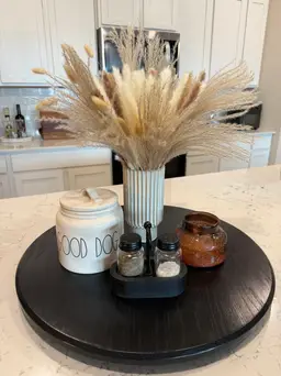 Solid Wood Lazy Susan - 24 Inch White Oak