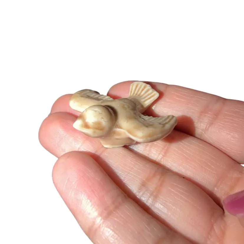 1950s Wade Whimsies’ Tan Bird Porcelain Figurine