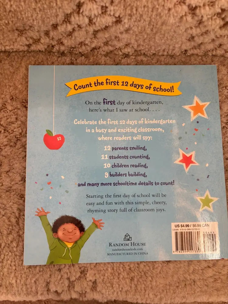 THE 12 DAYS OF KINDERGARTEN BY COLLEEN MADDEN