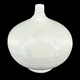 Studio Pottery Small Neck Vase Signed