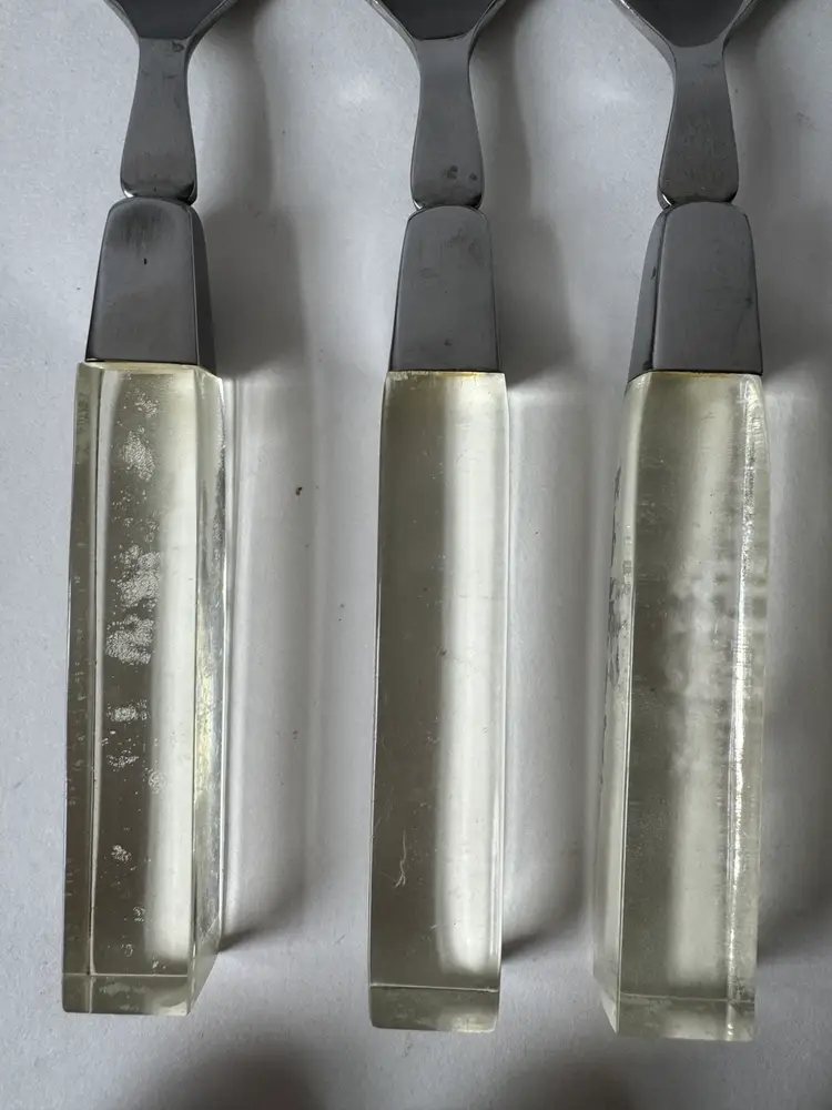 Lifetime cutlery stainless Taiwan lucite cutlery