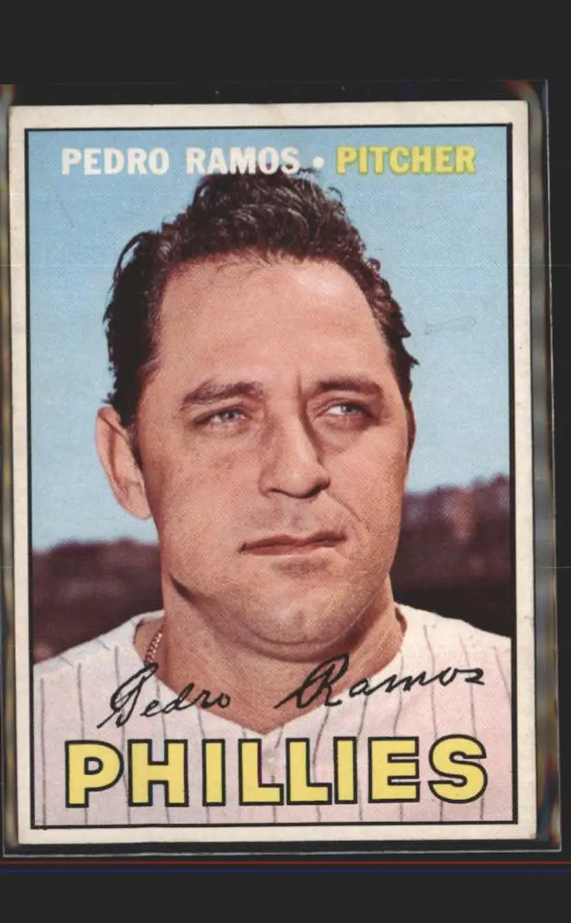 1967 Topps #187 Pedro Ramos - (137) - Philadelphia Phillies