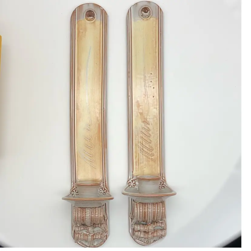 Handmade Pottery Wall Sconces 16”H