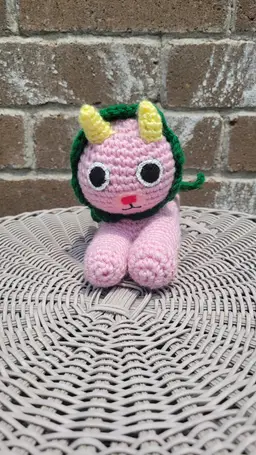 Handmade Crochet Cat: Sir Chimera