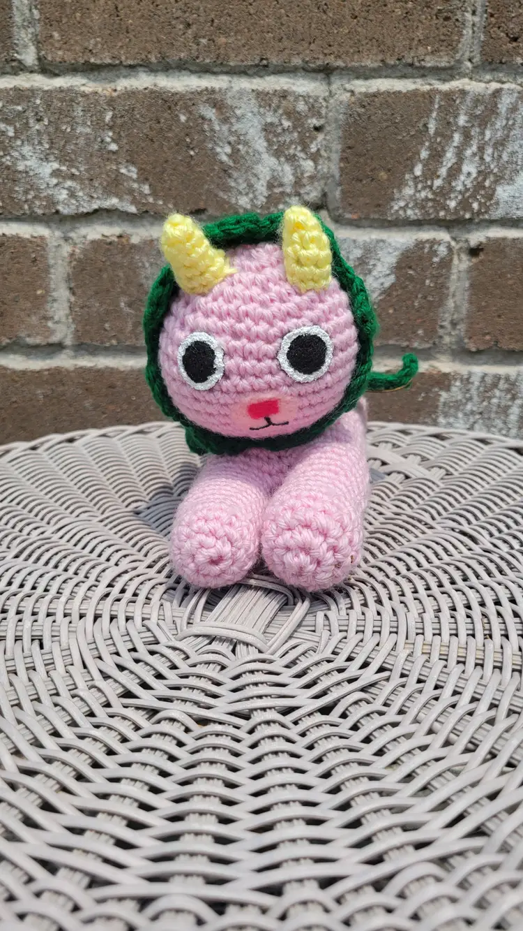 Handmade Crochet Cat: Sir Chimera