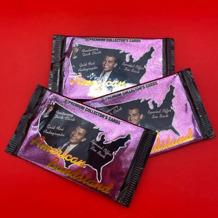 American Bandstand Lot of 3 Sealed 8-Premium Collector's Card Packs - 1993