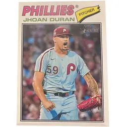 Jhoan Duran 2026 Topps Heritage SP