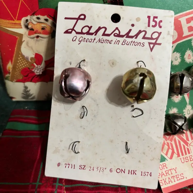 B-Vtg Jingle Bells Still On Pkg Some Missing Great For Display