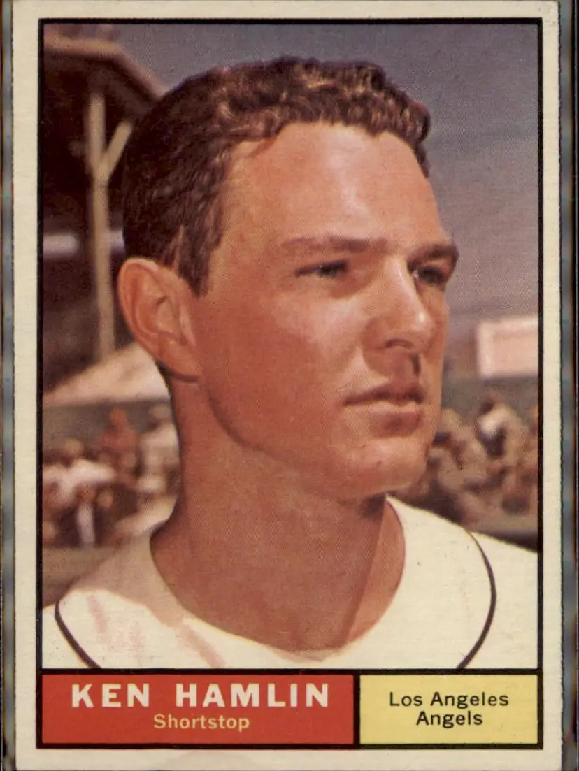 1961 Topps #263 Ken Hamlin - ( ) - Los Angeles Angels