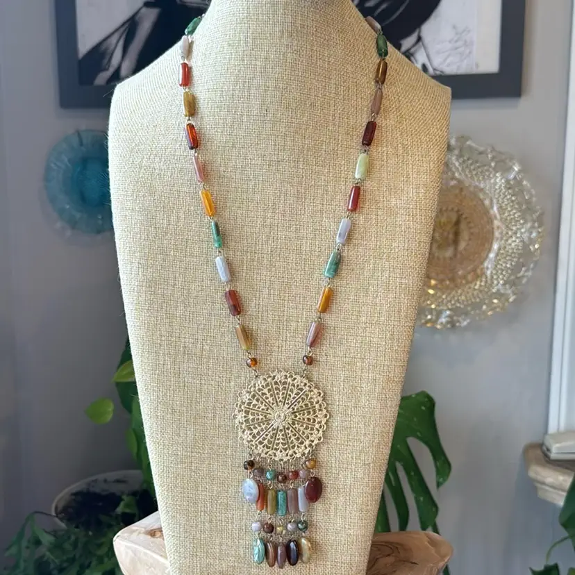 Vintage Fantastic Plastic Necklace