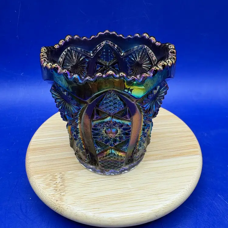 Imperial Carnival Glass Toothpick Holder