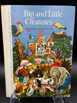 Vintage 1961 The Golden Treasury of Children’s Literature Big and Little Creatures