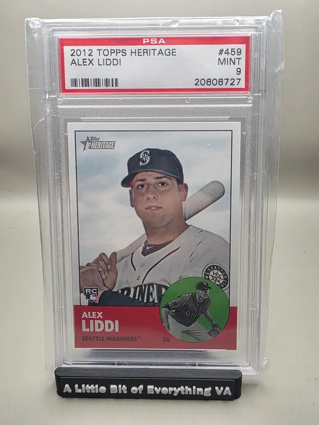 Alex Liddi 2012 Topps Heritage PSA 9