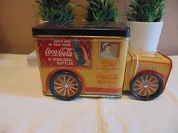 Darling preowned Coca Cola Truck Tin