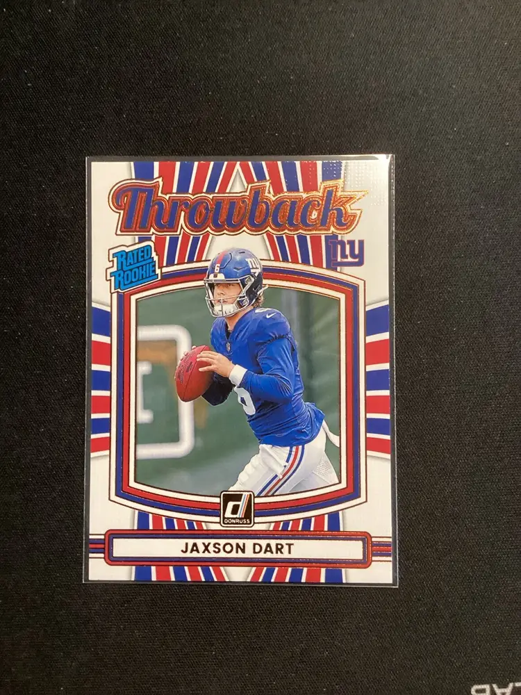 2025 Panini Donruss #41 Jaxson Dart Rated Rookie Throwback