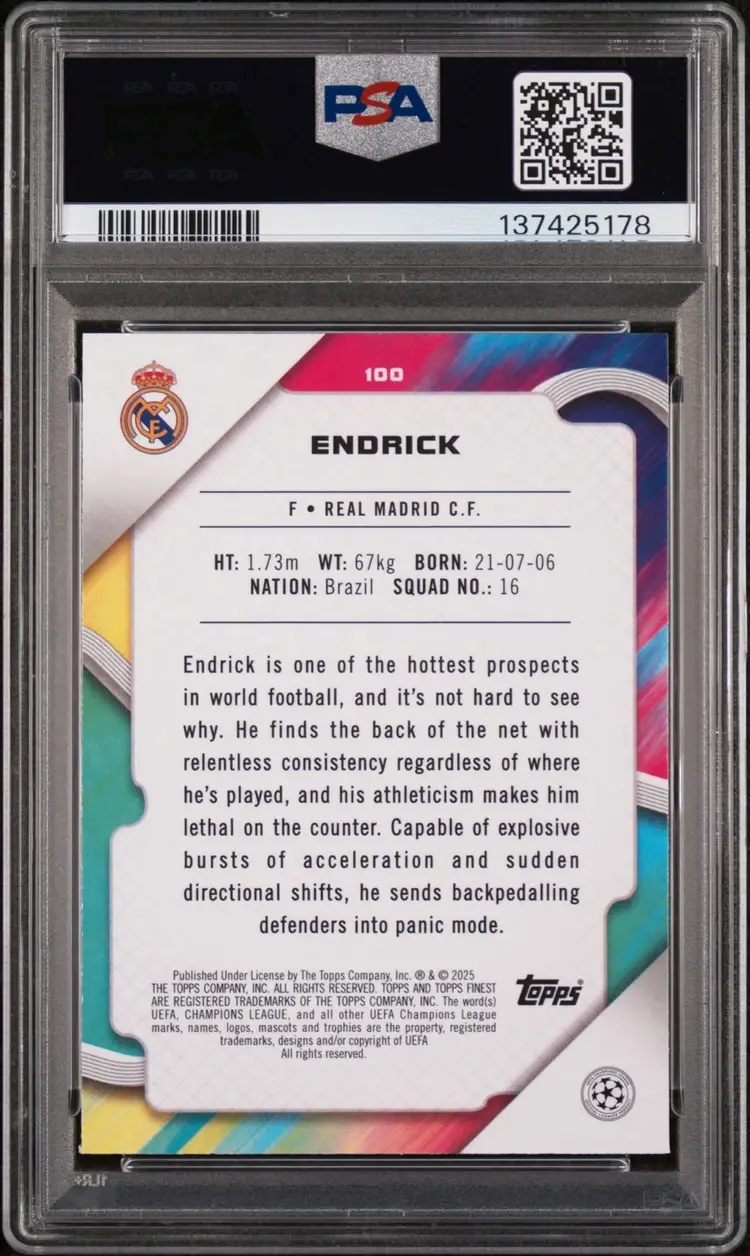 Endrick 2024 Finest UCC PSA 10