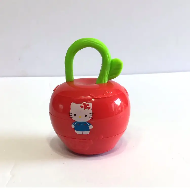 Set Of 2 Hello Kitty McDonald’s Happy Meal Toys 2000 HK Apple Lock & 2017 Pompompurin Teacup