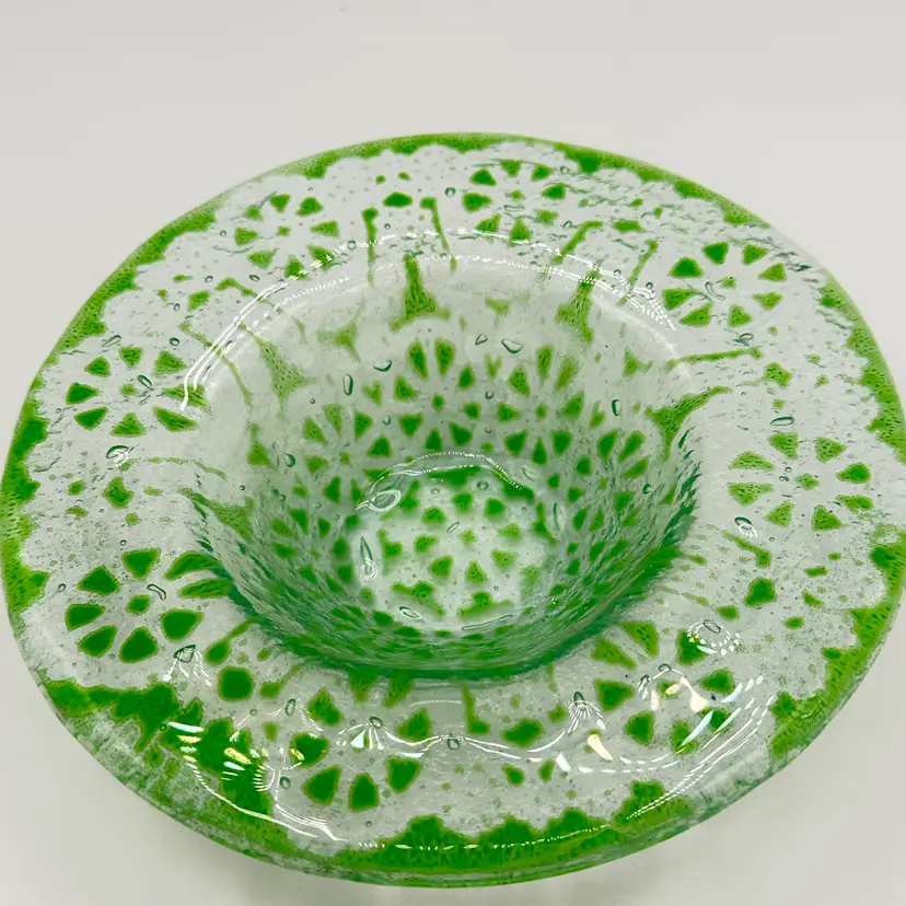 Fused Glass Bowl No Maker