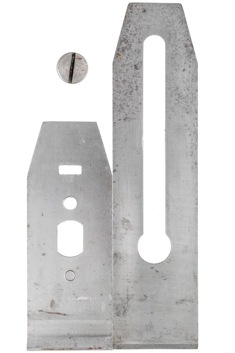 Stanley Plane 1-3/4" Double Iron For Stanley No. 3 & 5-1/4 Plane "BB" Trademark