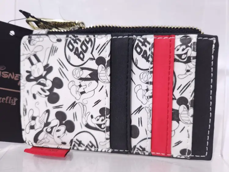 RARE! NEW WITH TAGS! Loungefly Disney Mickey Mouse Oh Boy 1928 Cardholder Wallet