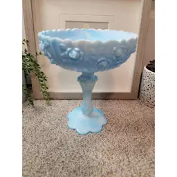 Fenton Rosebud Compote