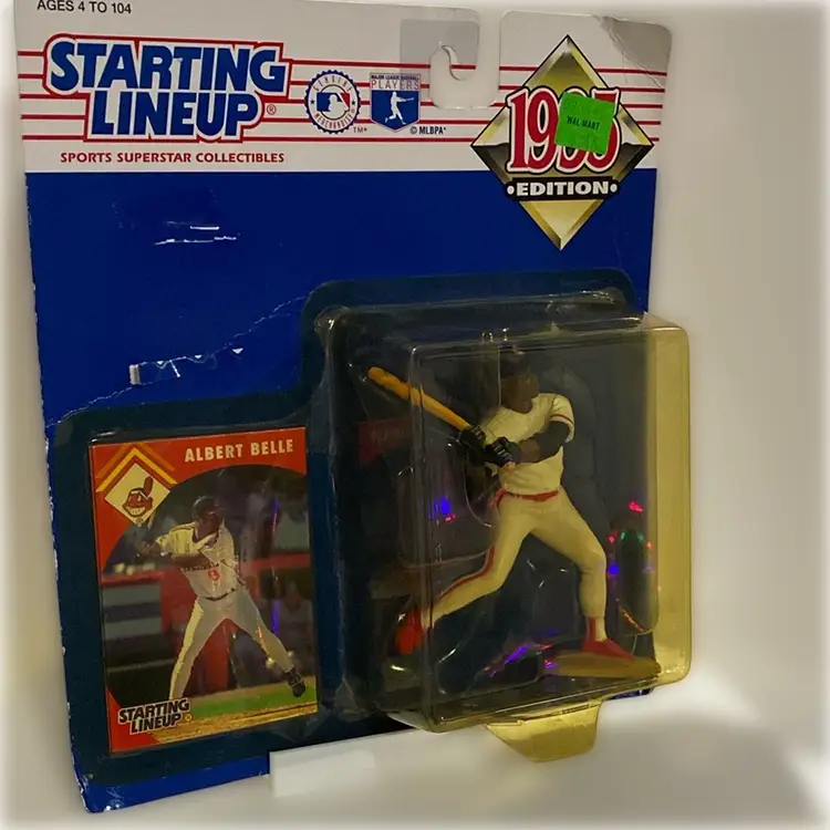 1995 Starting Lineup – Albert Belle Cleveland Indians Figure (New in Package)
