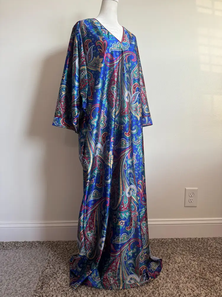 Vintage Apostrophe Psychedelic Paisley Kaftan
